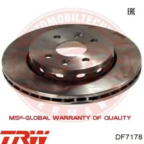 Comprar DF7178 TRW Freno de disco delantero