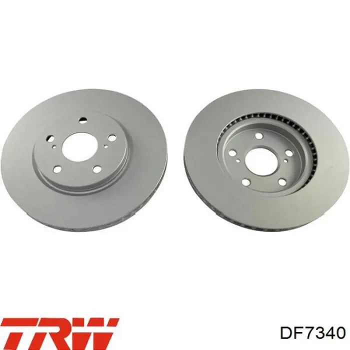 Disco de freno DF7340 TRW