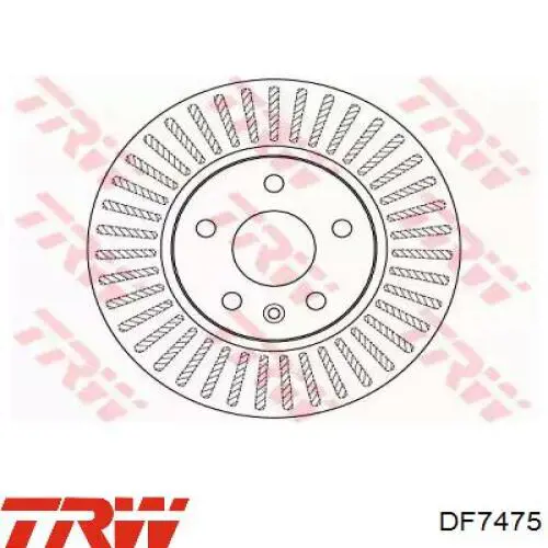 Comprar DF7475 TRW Freno de disco delantero