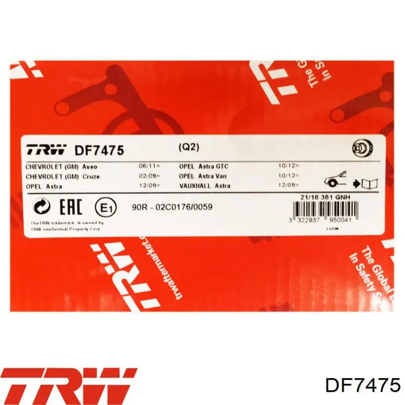 DF7475 TRW Discos