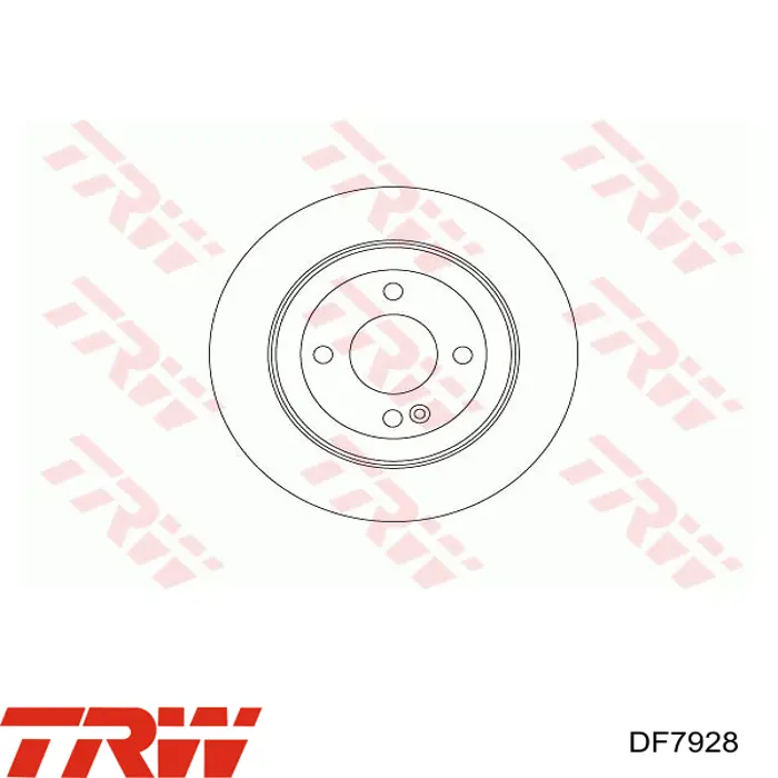 Frenos traseros TRW DF7928