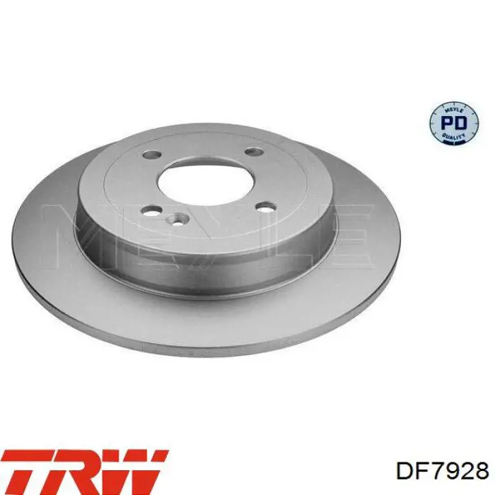 Comprar DF7928 TRW Disco de freno trasero