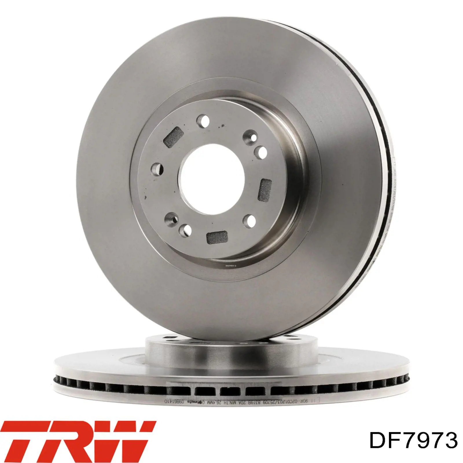 Disco de freno delantero TRW DF7973