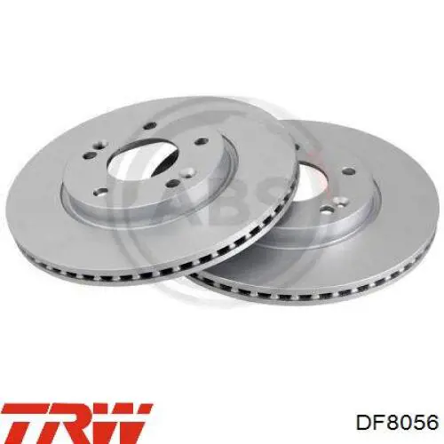 Disco de freno DF8056 TRW
