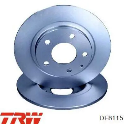 Comprar DF8115 TRW Disco de freno trasero