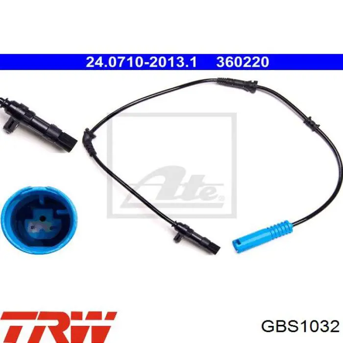 Sensor ABS 501458 Hans Pries (Topran)