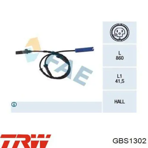 Sensor revoluciones de la rueda, trasero ERA 560014A precio, desde 35,96 EUR
