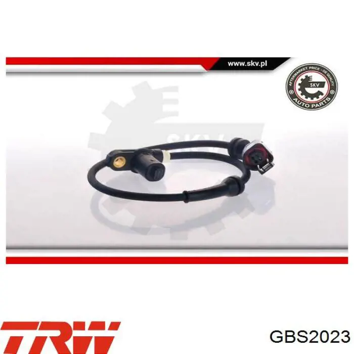 Sensor ABS delantero derecho 7M3927807G VAG
