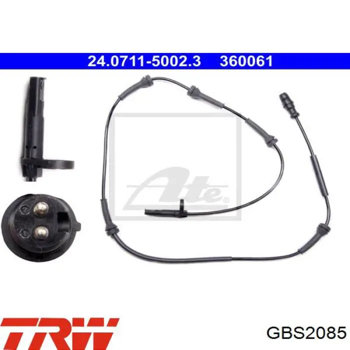 GBS2085 TRW sensor abs trasero izquierdo