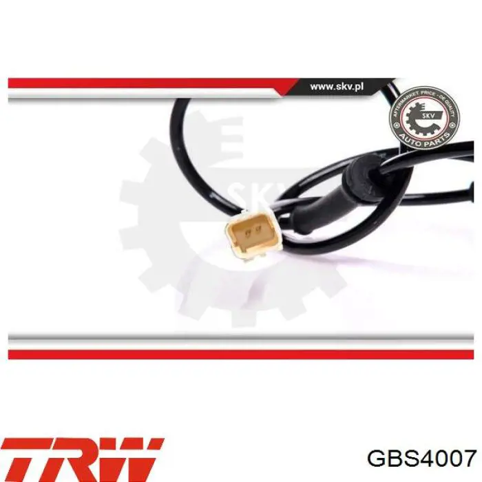 Sensor ABS trasero 50183 Metalcaucho