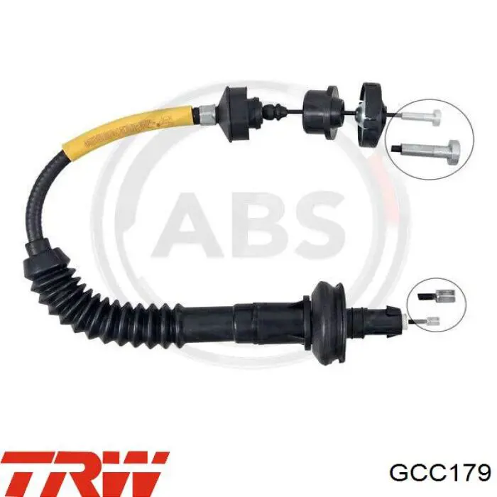 GCC179 TRW cable de embrague