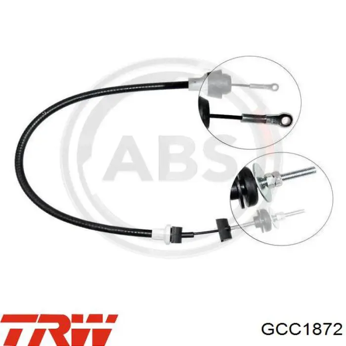 GCC1872 TRW cable de embrague
