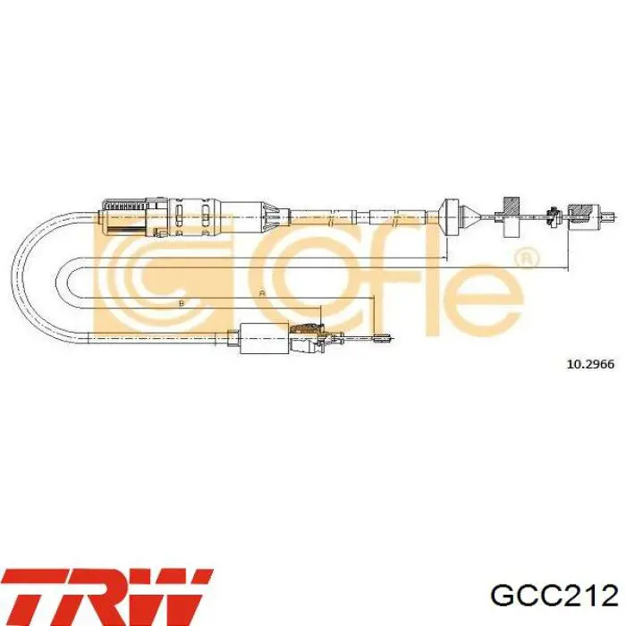 2998343SX Stellox cable de embrague