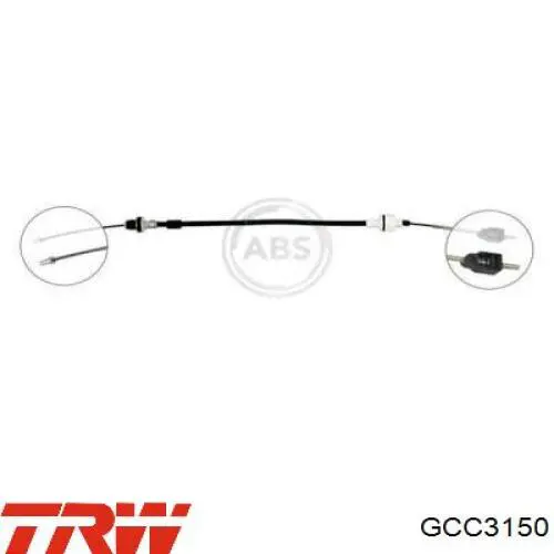 GCC3150 TRW cable de embrague