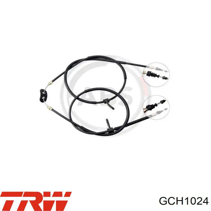 GCH1024 TRW cable de freno de mano trasero derecho/izquierdo