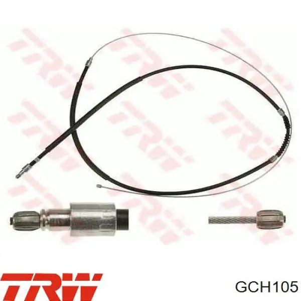 RM4508 Goodrem cable de freno de mano trasero derecho/izquierdo