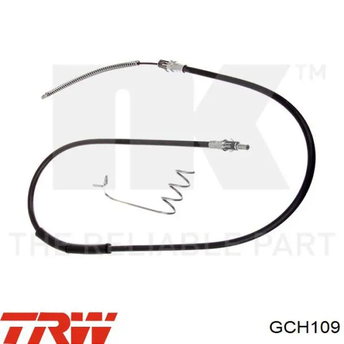 GCH109 TRW cable de freno de mano trasero izquierdo