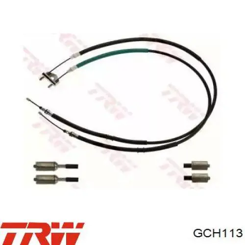 Comprar 6N112A603AB Ford Cable de freno de mano trasero derecho/izquierdo