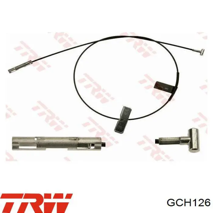 GCH126 TRW cable de freno de mano intermedio