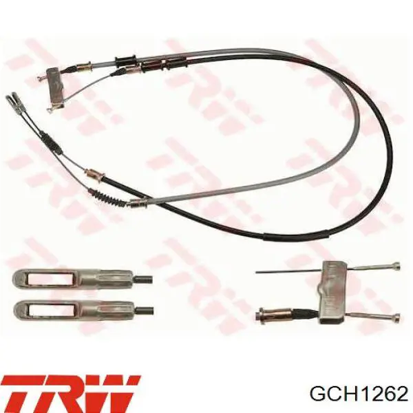FHB432115 Ferodo cable de freno de mano trasero derecho/izquierdo