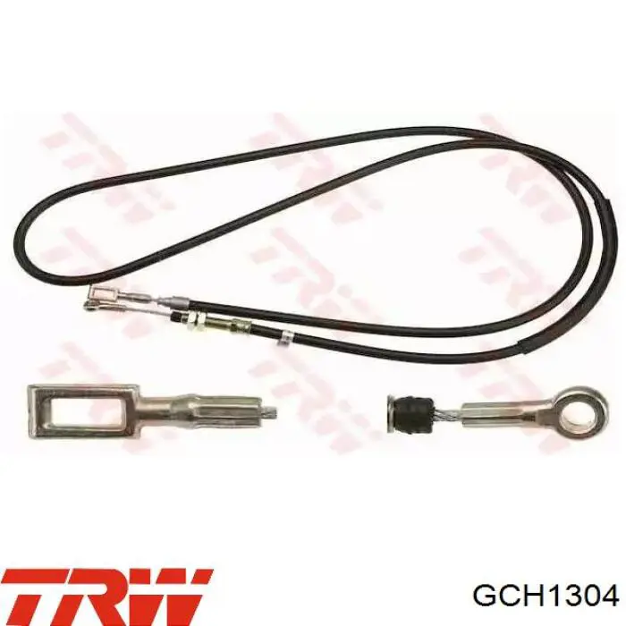 GCH1304 TRW cable de freno de mano trasero izquierdo