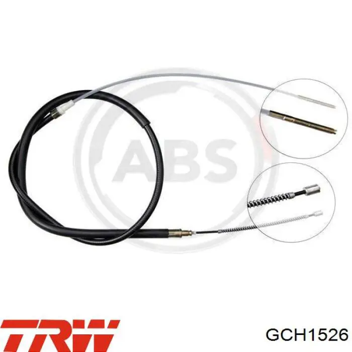 GCH1526 TRW cable de freno de mano trasero derecho/izquierdo