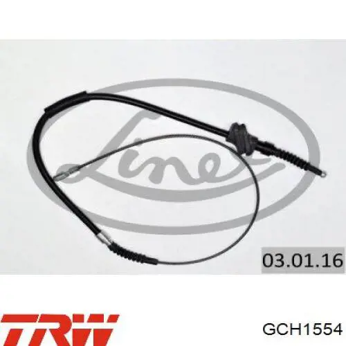 GCH1554 TRW cable de freno de mano trasero derecho/izquierdo