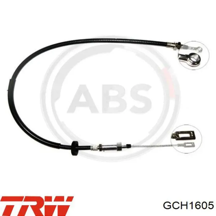 C0524B LPR cable de freno de mano delantero