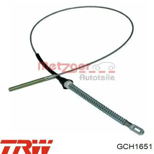 Cable de freno de mano trasero derecho para Opel Tigra (S93)
