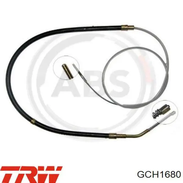 GCH1680 TRW cable de freno de mano trasero derecho/izquierdo