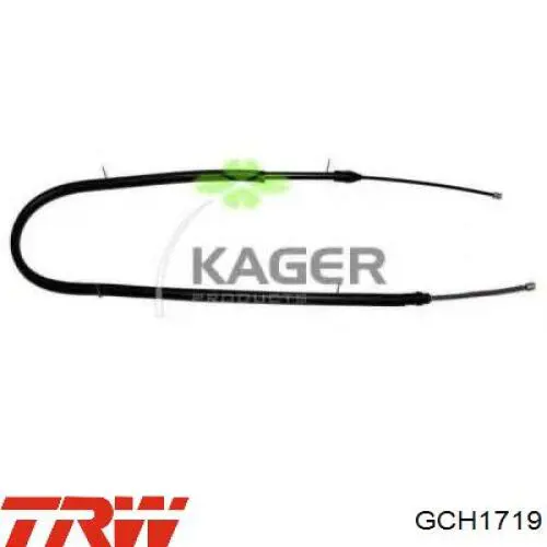GCH1719 TRW cable de freno de mano trasero derecho/izquierdo