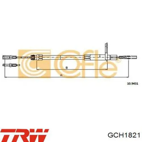 Comprar 270219 Adriauto Cable de freno de mano trasero izquierdo
