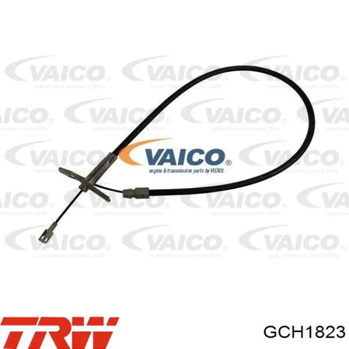 GCH1823 TRW cable de freno de mano trasero izquierdo