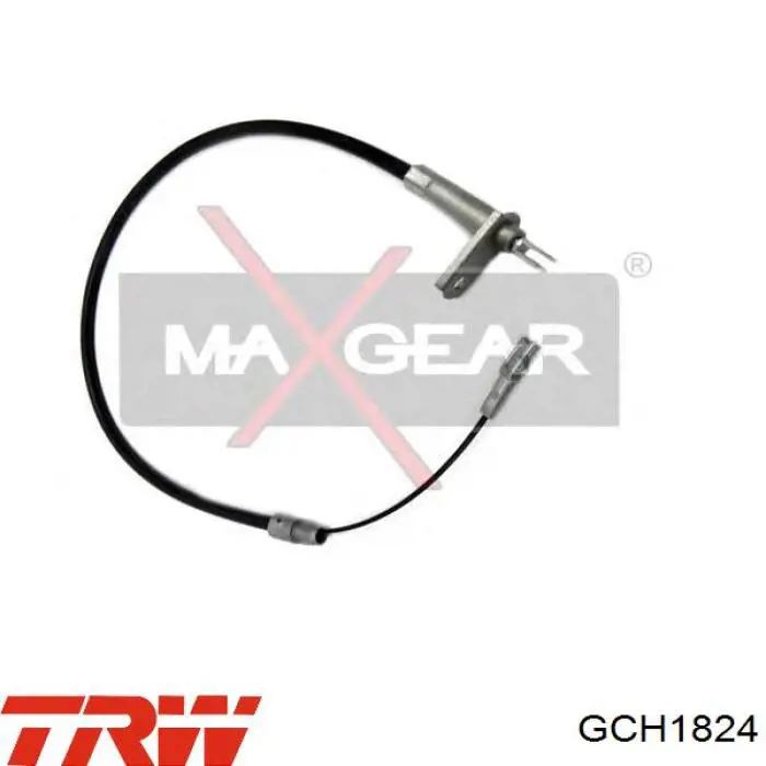 GCH1824 TRW cable de freno de mano trasero derecho