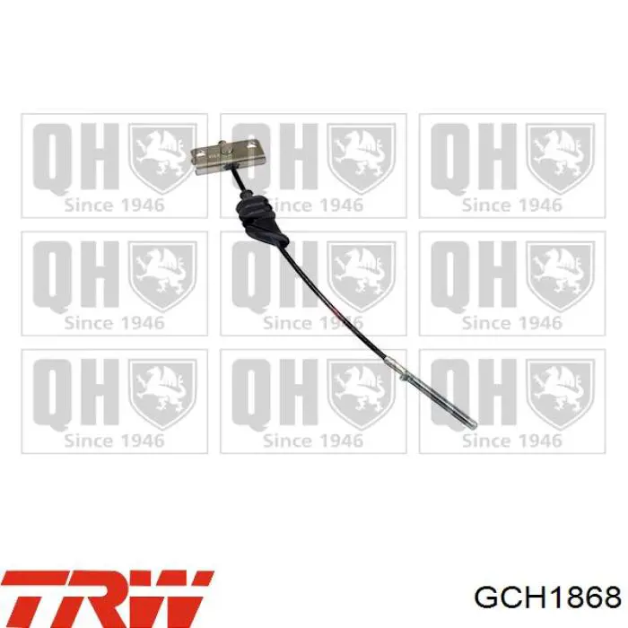 GCH1868 TRW cable de freno de mano trasero izquierdo