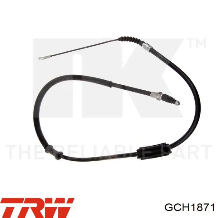 GCH1871 TRW cable de freno de mano trasero derecho