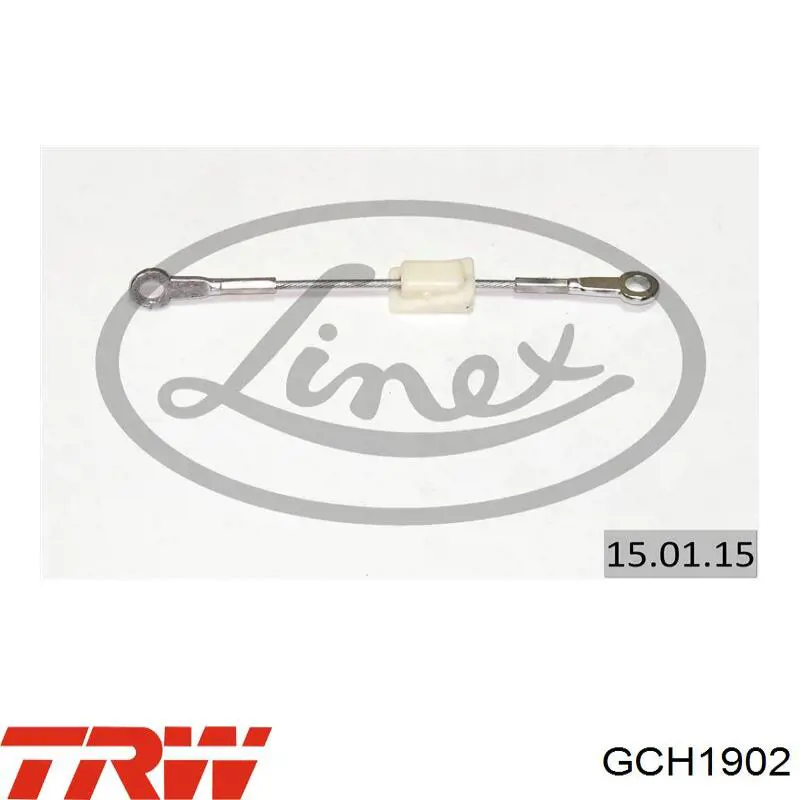 GCH1902 TRW cable de freno de mano trasero derecho/izquierdo