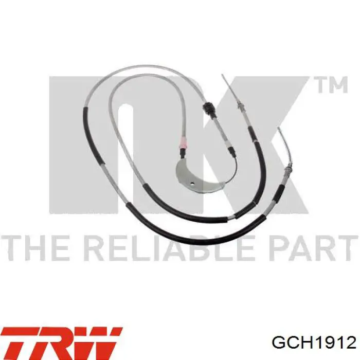 GCH1912 TRW cable de freno de mano trasero derecho/izquierdo