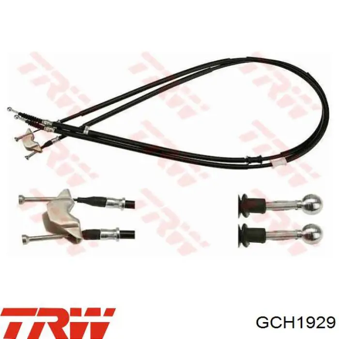 1000830 Ford Cable de freno de mano trasero derecho/izquierdo