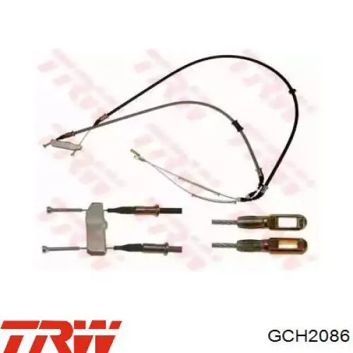 GCH2086 TRW cable de freno de mano trasero derecho/izquierdo