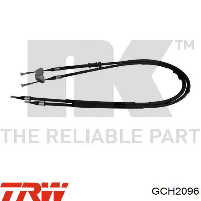 GCH2096 TRW cable de freno de mano trasero derecho/izquierdo