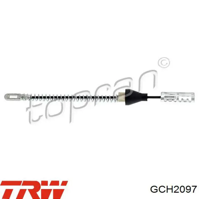 1987482449 Bosch cable de freno de mano trasero derecho/izquierdo