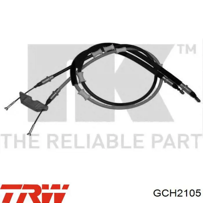 Comprar GCH2105 TRW Cable de freno de mano trasero derecho/izquierdo