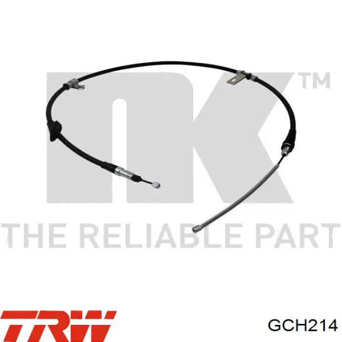 GCH214 TRW cable de freno de mano trasero derecho