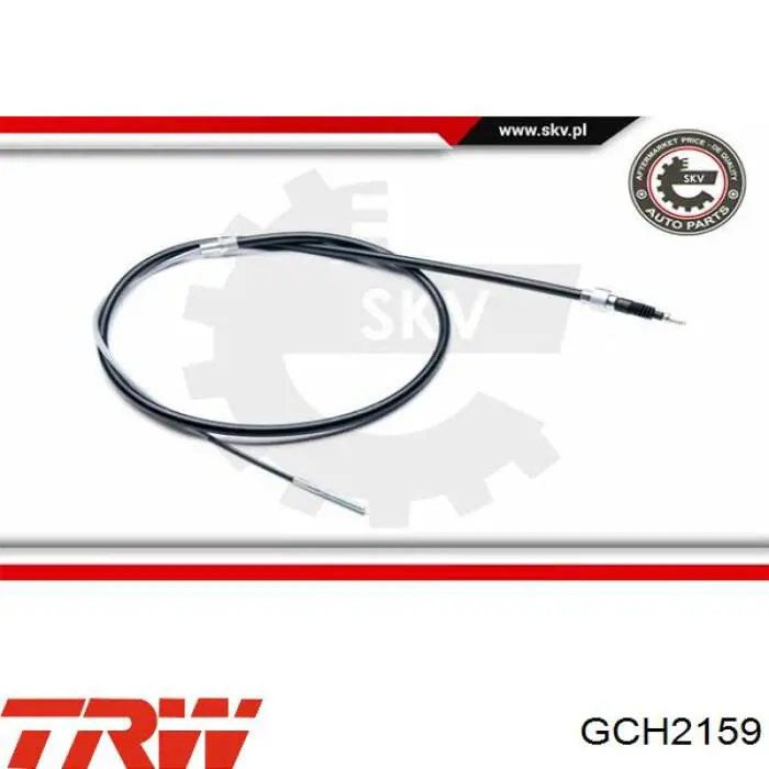 GCH2159 TRW cable de freno de mano trasero derecho/izquierdo