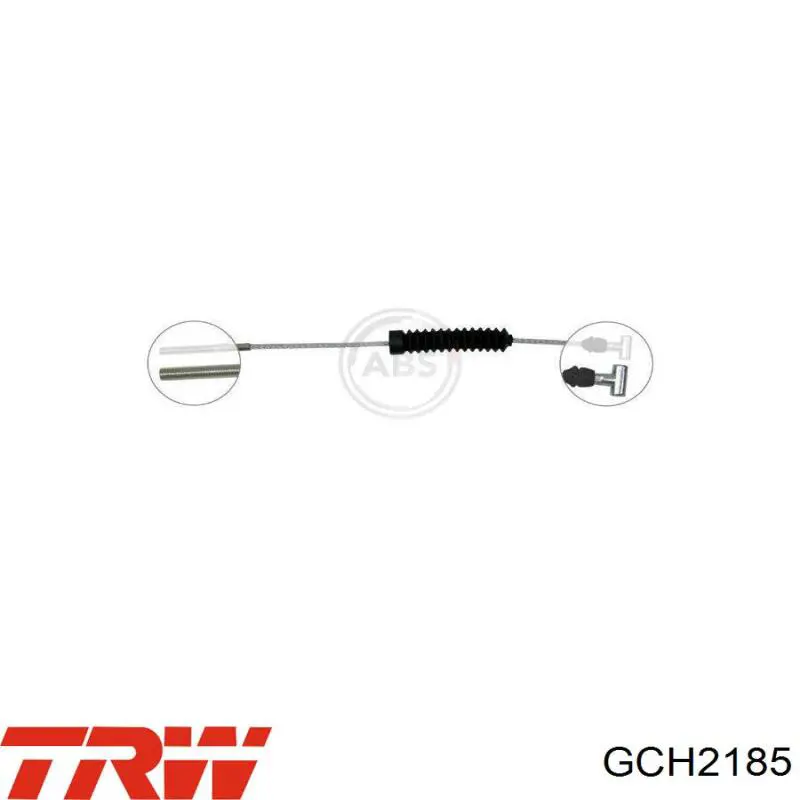 GCH2185 TRW cable de freno de mano delantero