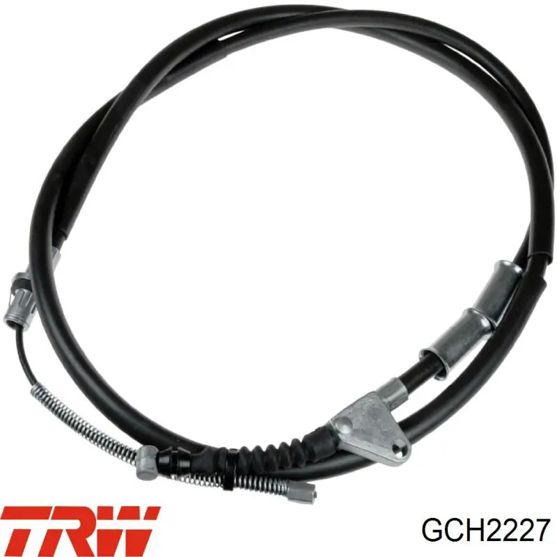 GCH2227 TRW cable de freno de mano trasero derecho