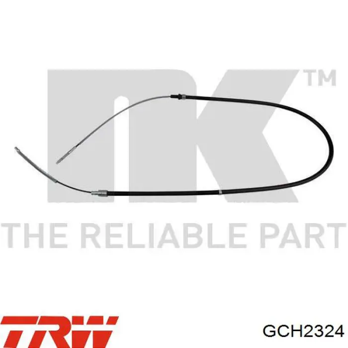 GCH2324 TRW cable de freno de mano trasero derecho/izquierdo