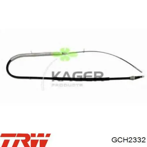 GCH2332 TRW cable de freno de mano trasero derecho/izquierdo