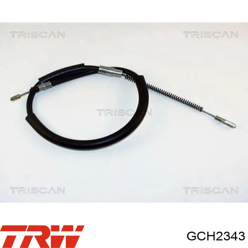 GCH2343 TRW cable de freno de mano trasero izquierdo